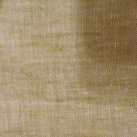 TU sz 12, 100% Linen drawstring wide leg pants in a muted basil green. - Picture 2 of 10